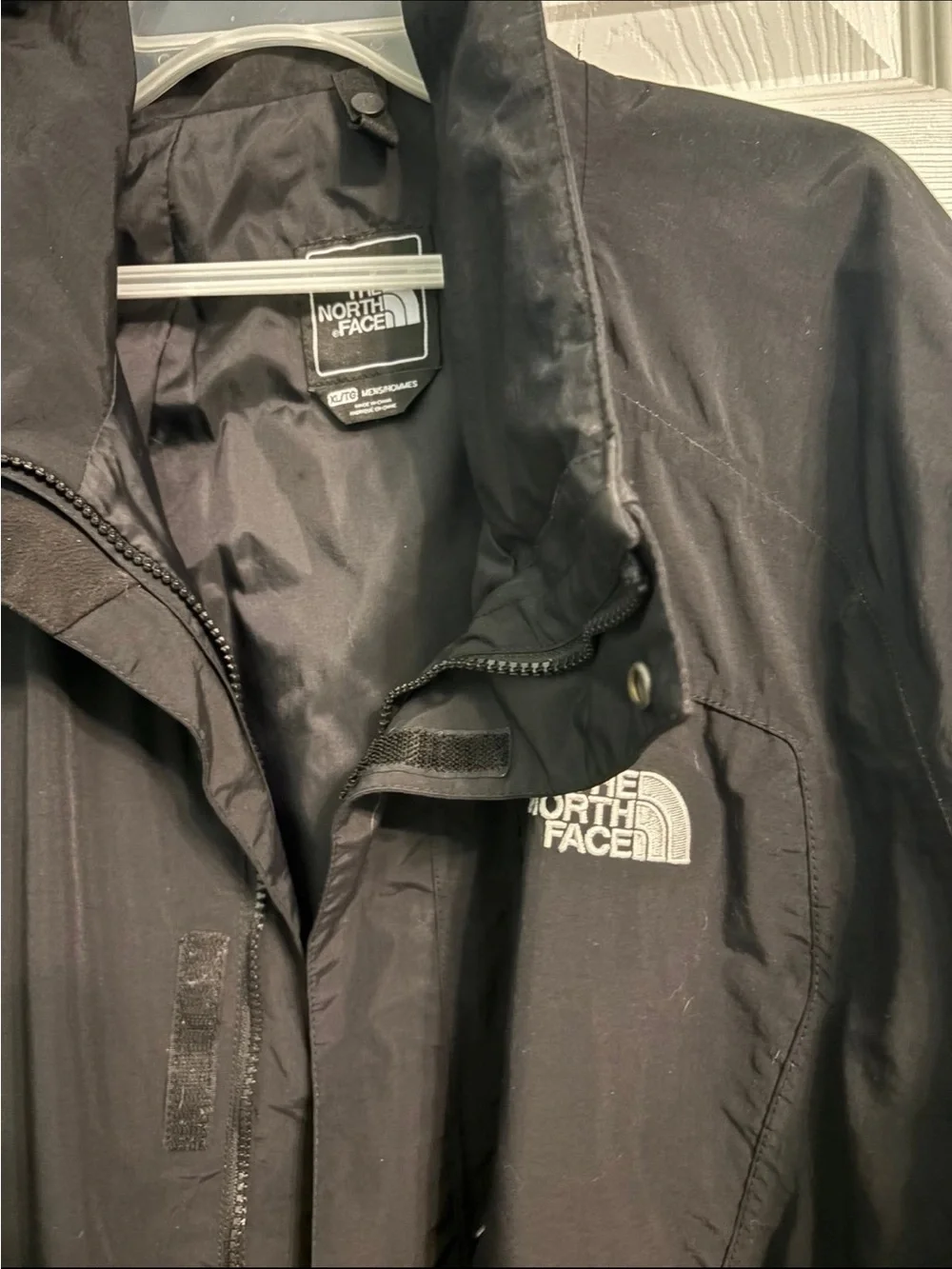 The North Face outer Shell black Jacket Men XL Water resistant extra large